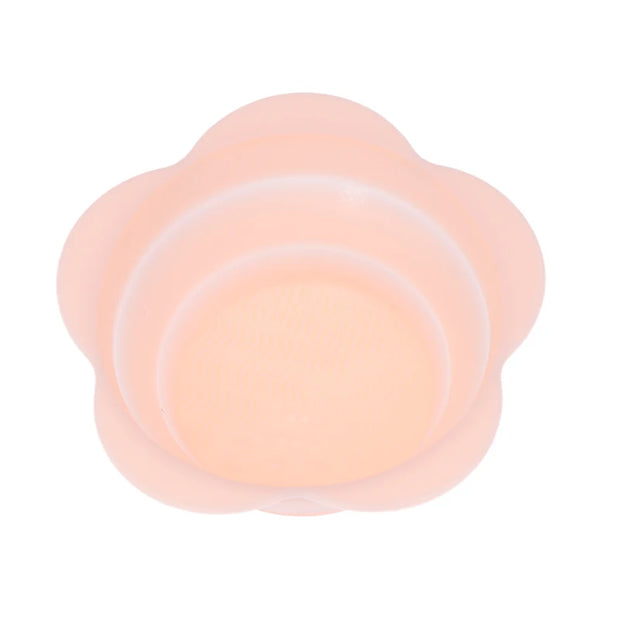 Silicone Makeup Brush Cleaner Folding Powder Puff Cleaning Bowl Eyeshadow Brushes Washing Soft Mat Beauty Tools Scrubber Box
