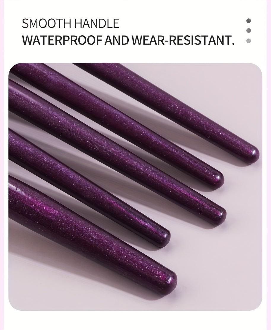 20Pcs/23pcs Makeup Brushes Set Professional Soft Synthetic Hair Powder Foundation Eyeshadow Make Up Brushes Cosmetics Makeup Brush Set, Black Or Purple