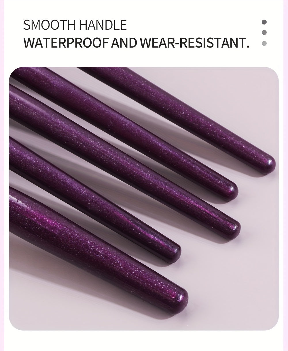 20Pcs/23pcs Makeup Brushes Set Professional Soft Synthetic Hair Powder Foundation Eyeshadow Make Up Brushes Cosmetics Makeup Brush Set, Black Or Purple