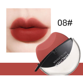 Lazy Lipstick Matte Lipstick Lazy Lipstick Beauty Waterproof Long-Lasting Lip Liquid Lipstick Lip Gloss Makeup High Pigmented Non-Stick Cup