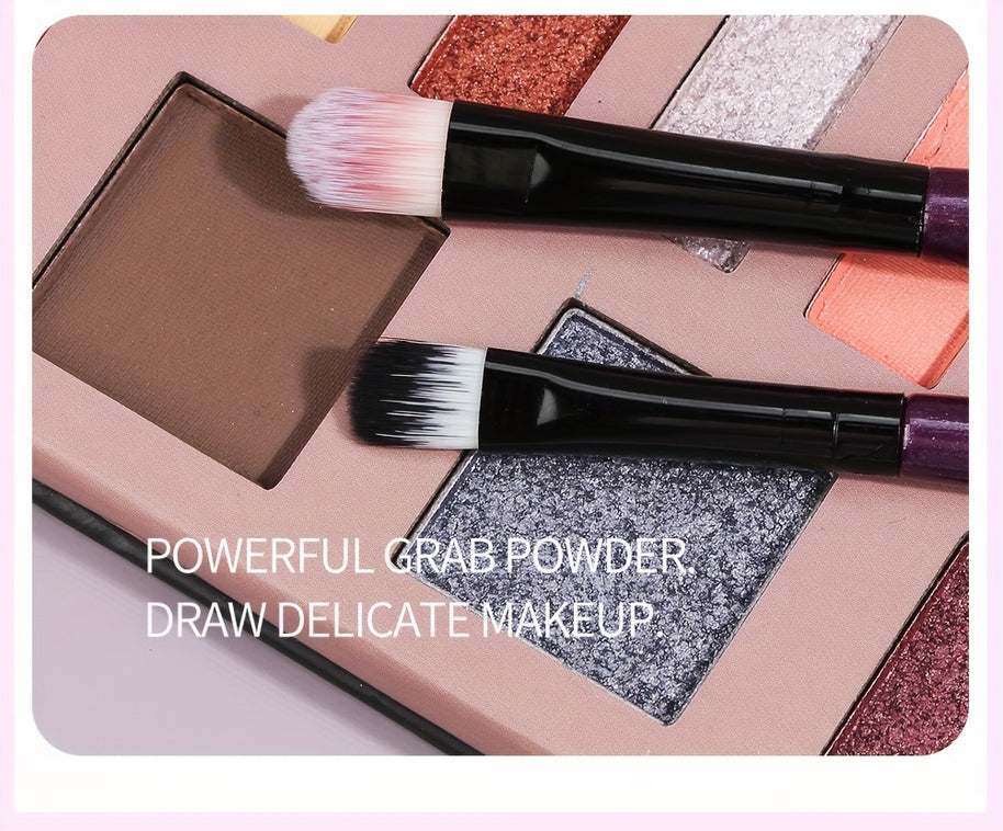 20Pcs/23pcs Makeup Brushes Set Professional Soft Synthetic Hair Powder Foundation Eyeshadow Make Up Brushes Cosmetics Makeup Brush Set, Black Or Purple