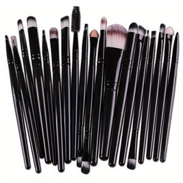 20Pcs/23pcs Makeup Brushes Set Professional Soft Synthetic Hair Powder Foundation Eyeshadow Make Up Brushes Cosmetics Makeup Brush Set, Black Or Purple