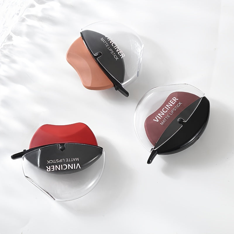 Lazy Lipstick Matte Lipstick Lazy Lipstick Beauty Waterproof Long-Lasting Lip Liquid Lipstick Lip Gloss Makeup High Pigmented Non-Stick Cup