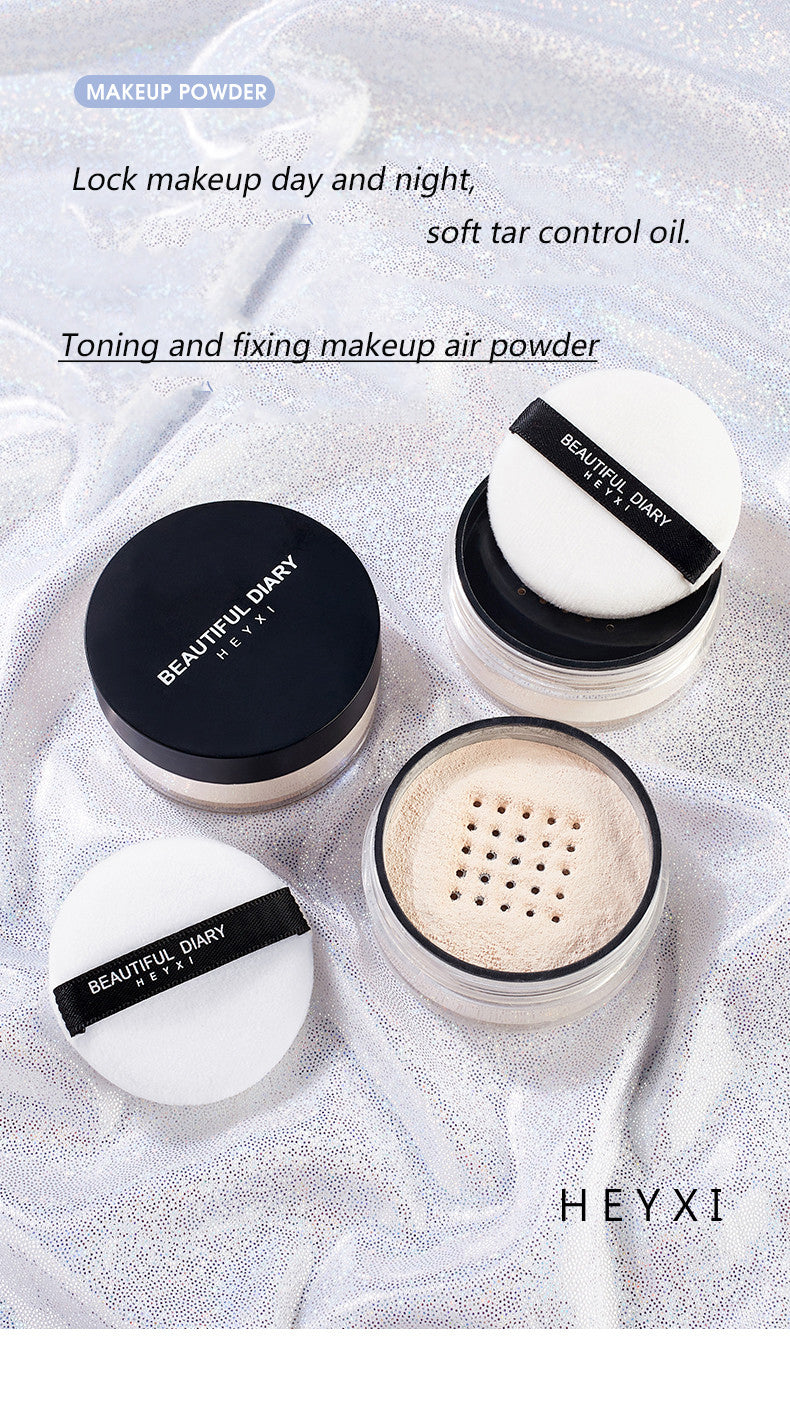 Air Powder - Lightweight, Buildable Setting Powder for Natural Finish, Neutralizing Skin Tone Imperfections, Long-Lasting Makeup Hold, and Gentle Skin Correction - Perfect for Everyday Makeup Routine, Suitable for All Skin Ty