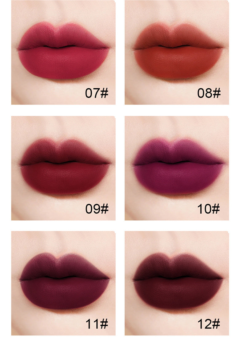 Lazy Lipstick Matte Lipstick Lazy Lipstick Beauty Waterproof Long-Lasting Lip Liquid Lipstick Lip Gloss Makeup High Pigmented Non-Stick Cup