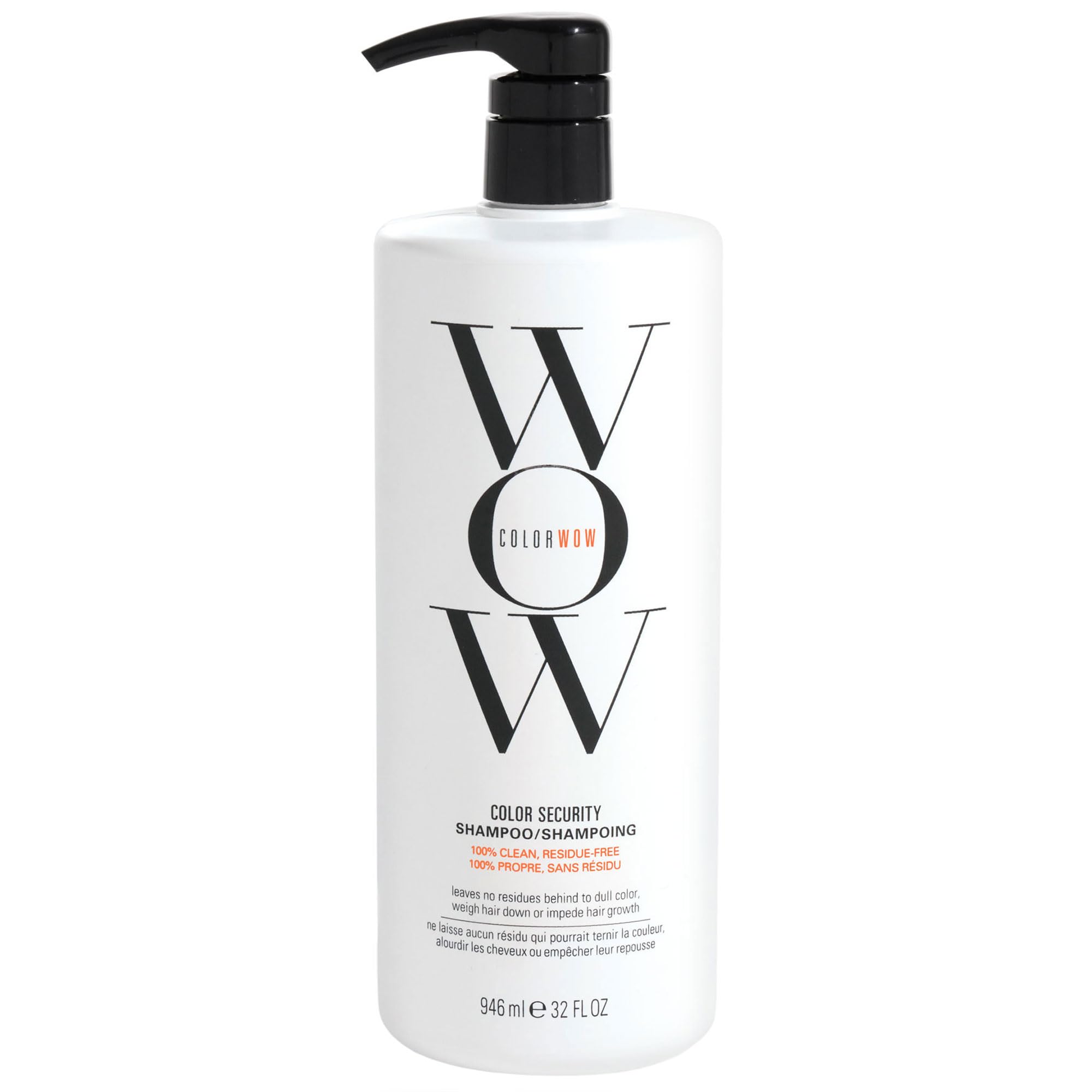 COLOR WOW Color Security Shampoo – Sulfate Free & Residue-Free Formula | Healthy Looking Hair & Scalp | Paraben Free Salon Quality