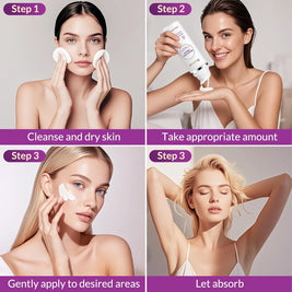 Skin Bleaching Cream for Dark Skin Lightening Underarm Whitening Cream Contain Vitamin C for Armpit, Knees, Elbows, Inner Thighs, and Bikini Area (1.76 fl.oz)