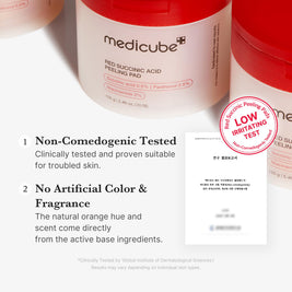 medicube Toner Pads Kojic Acid Turmeric Clarifying Toner Pad for Troubled Skin & Use After Spot Care, Soothing with Kojic Acid, Turmeric, Niacinamide, Glycolic Acid, Korean Skin Care, 70 Pads (1 Pack)