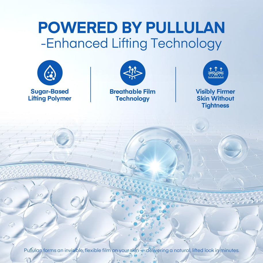 Instant Under Eye Lift Serum - Reduces Eye Bags, Wrinkles, Puffy Eyes, Dark Circles & Crow’s Feet in Minutes - Advanced Firming Polysaccharide Formula for Mature Skin - 20 mL