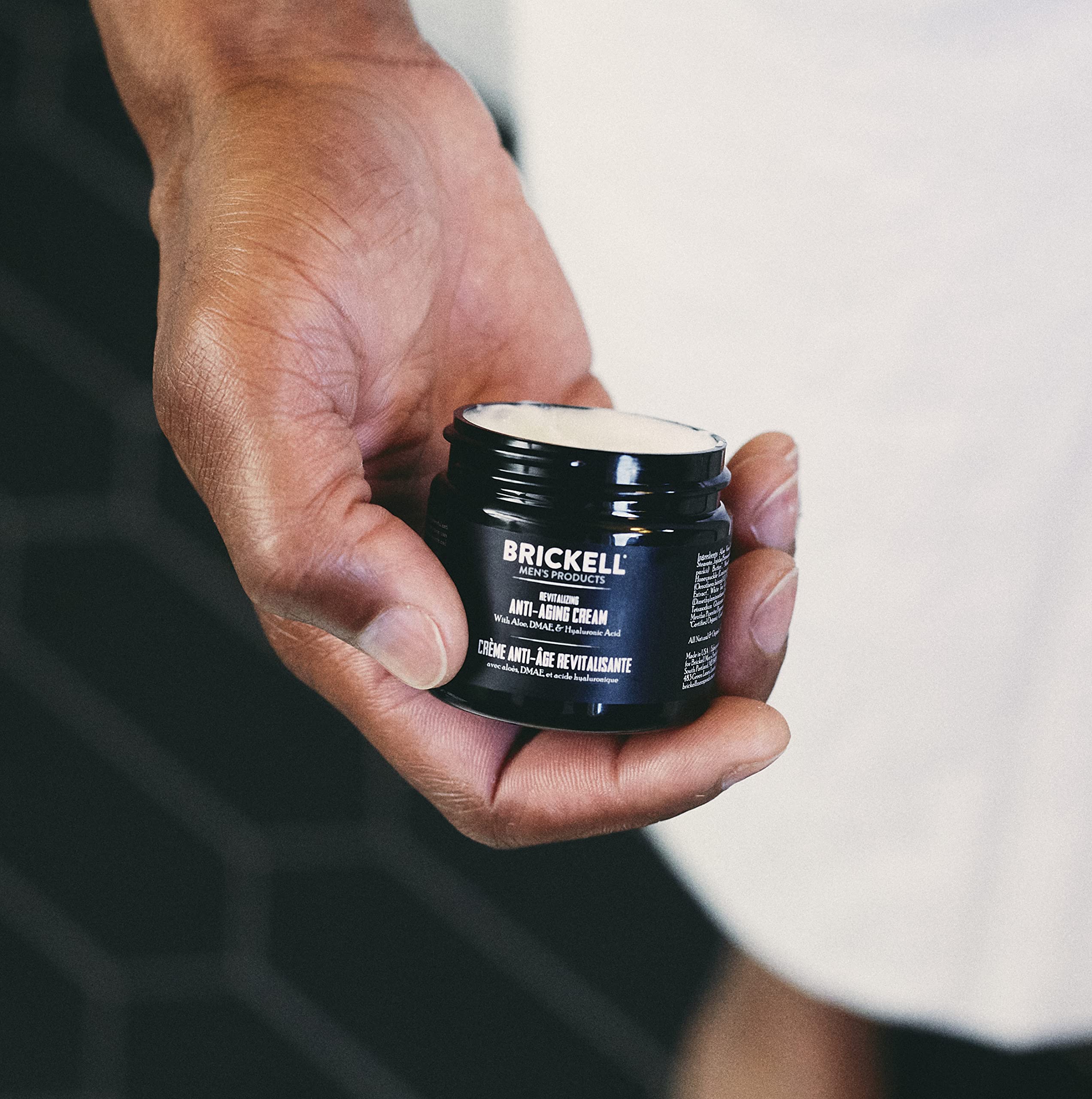 Brickell Men's Revitalizing Anti-Aging Cream For Men, Natural and Organic Anti Wrinkle Night Face Cream To Reduce Fine Lines and Wrinkles, 2 Ounce, Unscented