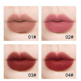 Lazy Lipstick Matte Lipstick Lazy Lipstick Beauty Waterproof Long-Lasting Lip Liquid Lipstick Lip Gloss Makeup High Pigmented Non-Stick Cup