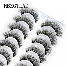NEW 10 Pairs Natural False Eyelashes Fake Lashes Long Makeup 3d Mink Lashes Extension Eyelash Mink Eyelashes for Beauty 54