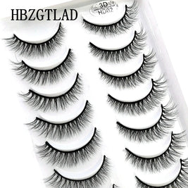 NEW 10 Pairs Natural False Eyelashes Fake Lashes Long Makeup 3d Mink Lashes Extension Eyelash Mink Eyelashes for Beauty 54