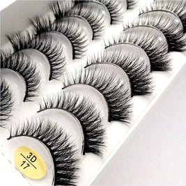 NEW 10 Pairs Natural False Eyelashes Fake Lashes Long Makeup 3d Mink Lashes Extension Eyelash Mink Eyelashes for Beauty 54