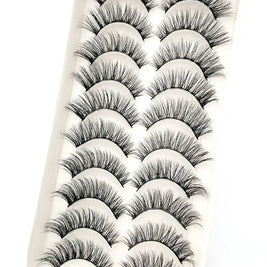NEW 10 Pairs Natural False Eyelashes Fake Lashes Long Makeup 3d Mink Lashes Extension Eyelash Mink Eyelashes for Beauty 54