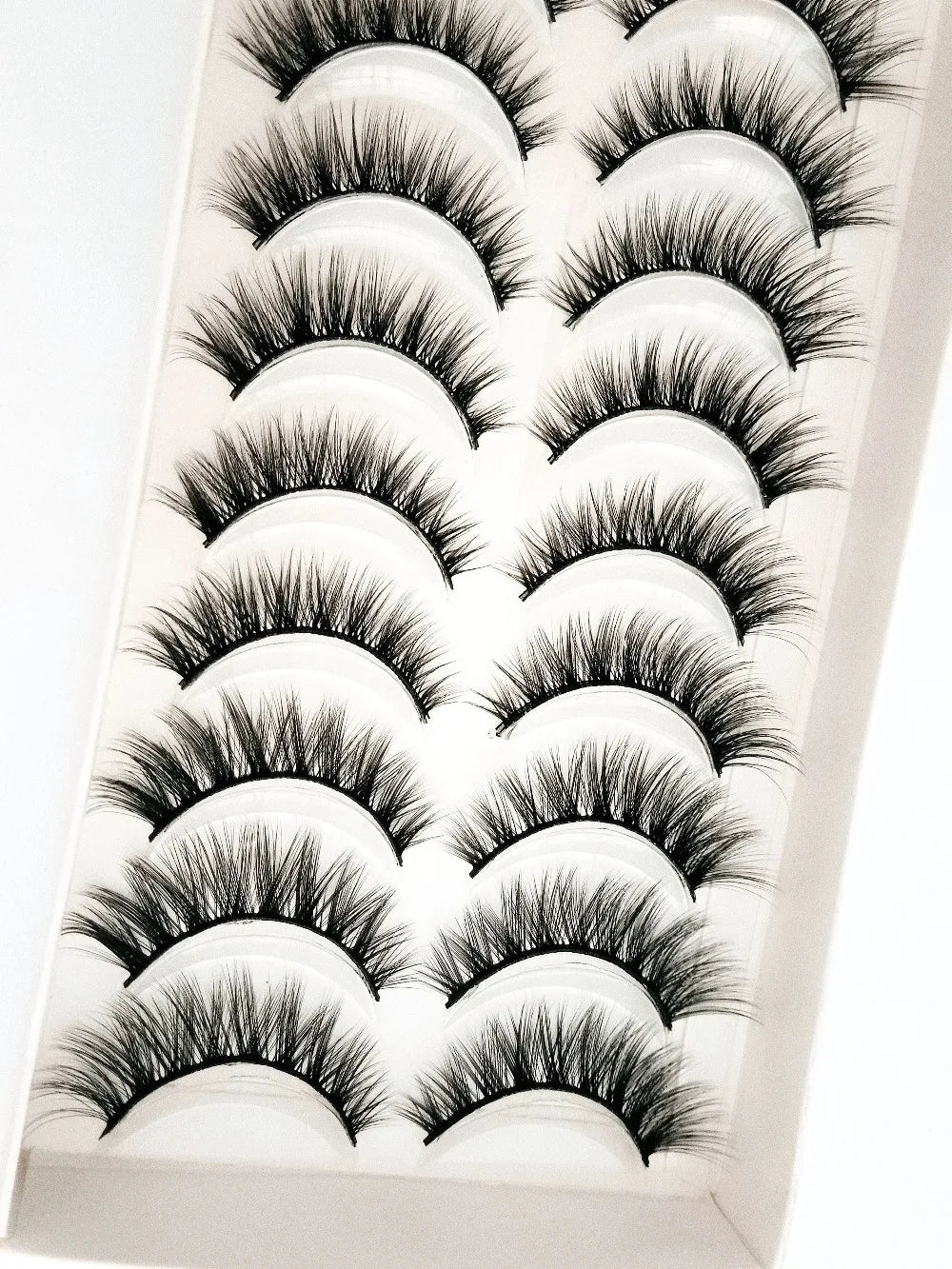 NEW 10 Pairs Natural False Eyelashes Fake Lashes Long Makeup 3d Mink Lashes Extension Eyelash Mink Eyelashes for Beauty 54