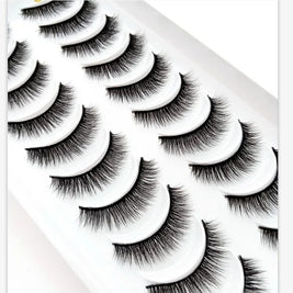 NEW 10 Pairs Natural False Eyelashes Fake Lashes Long Makeup 3d Mink Lashes Extension Eyelash Mink Eyelashes for Beauty 54