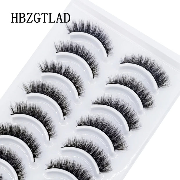 NEW 10 Pairs Natural False Eyelashes Fake Lashes Long Makeup 3d Mink Lashes Extension Eyelash Mink Eyelashes for Beauty 54