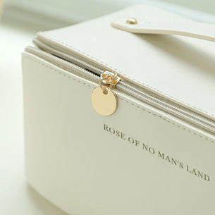 Cosmetic Bags For Women Elegant PU Leather Make Up Pouch Travel Toiletries Organizer Storage Hangbag Korean Carry-on Makeup Tote