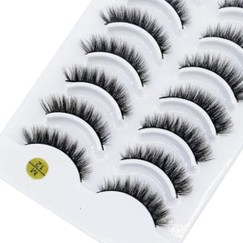 NEW 10 Pairs Natural False Eyelashes Fake Lashes Long Makeup 3d Mink Lashes Extension Eyelash Mink Eyelashes for Beauty 54