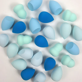 25 Beauty Eggs (Makeup Sponges), Foundation Make-Up Mixed Beauty Sponges, Liquid, Cream and Powder Flawless, Multi-Color Makeup