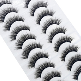 NEW 10 Pairs Natural False Eyelashes Fake Lashes Long Makeup 3d Mink Lashes Extension Eyelash Mink Eyelashes for Beauty 54