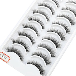 NEW 10 Pairs Natural False Eyelashes Fake Lashes Long Makeup 3d Mink Lashes Extension Eyelash Mink Eyelashes for Beauty 54