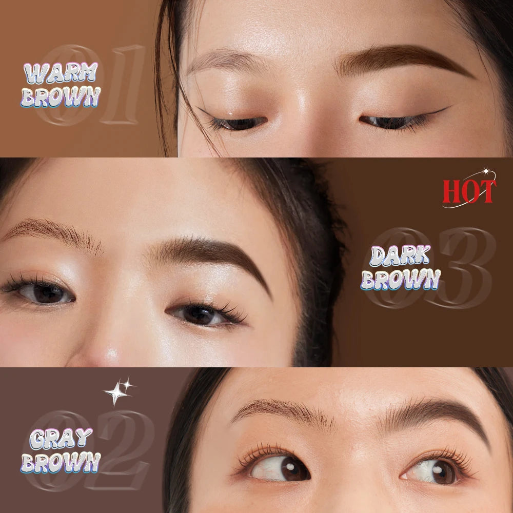 808ultastudios Eyebrow Pomade Brow Gel Creamy 4 Colors Natural Waterproof Long Lasting Highly Tint Eyebrow Shade With Brush Makeup