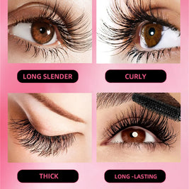 Eyelashes Lengthening Mascara Waterproof Long Lasting Silky Lash Black Eyelashes Extension Make Up Beauty Eye Korean Cosmetic