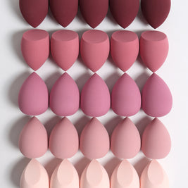 25 Beauty Eggs (Makeup Sponges), Foundation Make-Up Mixed Beauty Sponges, Liquid, Cream and Powder Flawless, Multi-Color Makeup