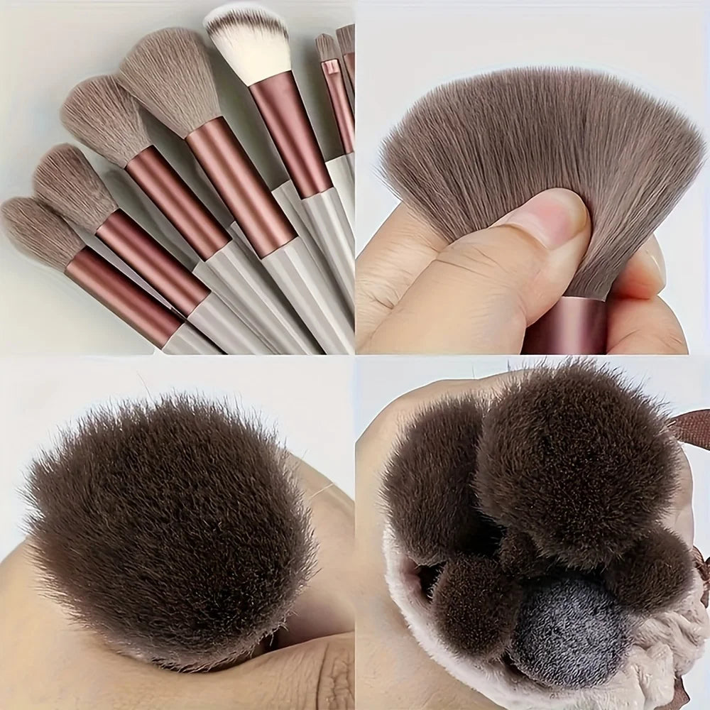 13pcs Makeup Brush Brushes Set Cosmetic Makeup Sponge Makeup Brush Beauty Tools Eyeshadow Blush Professional Brush Set