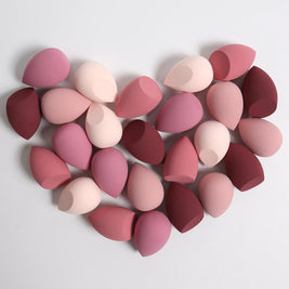25 Beauty Eggs (Makeup Sponges), Foundation Make-Up Mixed Beauty Sponges, Liquid, Cream and Powder Flawless, Multi-Color Makeup