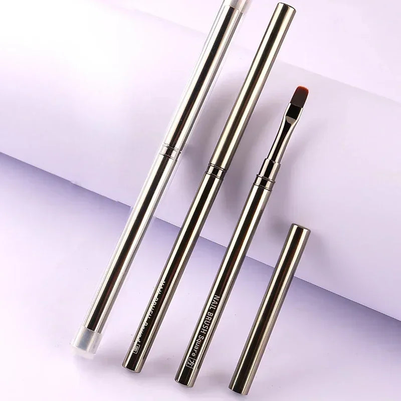 Nails Art Brush Pen 3D Tips Pattern Phototherapy Acrylic UV Gel Extension Builder Coating Painting Liner Brushes Manicure Tools