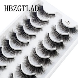 NEW 10 Pairs Natural False Eyelashes Fake Lashes Long Makeup 3d Mink Lashes Extension Eyelash Mink Eyelashes for Beauty 54