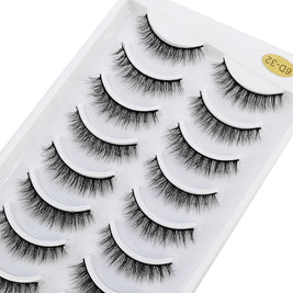 NEW 10 Pairs Natural False Eyelashes Fake Lashes Long Makeup 3d Mink Lashes Extension Eyelash Mink Eyelashes for Beauty 54