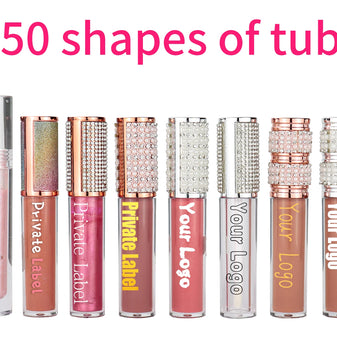 Lip Gloss with Led Light and Mirror Private Label Lipstick Liquid Shiny Colors P42 P43 P90 P143