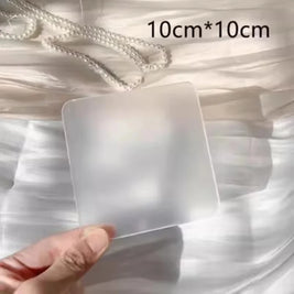 Nail Ins Log Display Stand Desktop Wear Nail Works Live Background Storage Display Board Transparent Acrylic Nails Art Tools