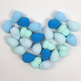 25 Beauty Eggs (Makeup Sponges), Foundation Make-Up Mixed Beauty Sponges, Liquid, Cream and Powder Flawless, Multi-Color Makeup