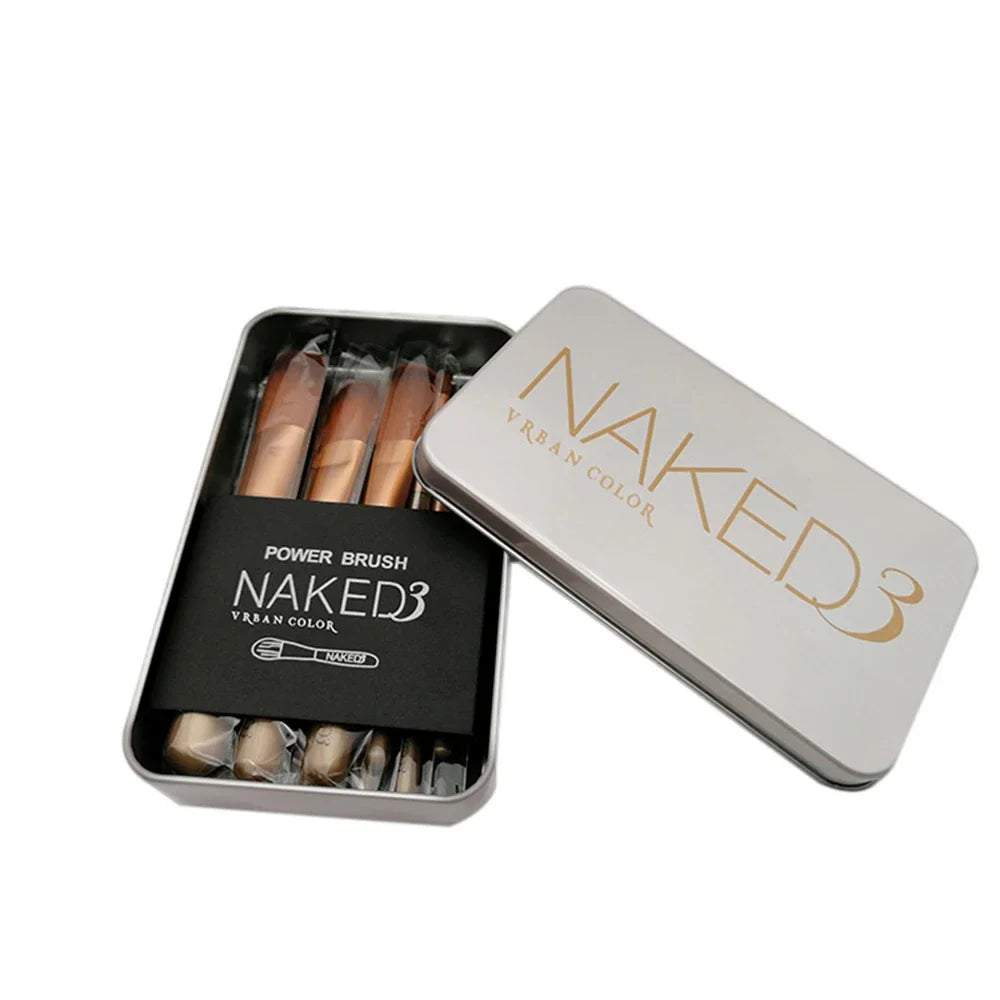 Makeup Brush Set 12 Piece with Storage Box Beauty Tools Eyeshadow Powder Brushes Travel Makeup Brushes for Beginners Women