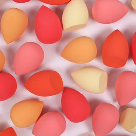 25 Beauty Eggs (Makeup Sponges), Foundation Make-Up Mixed Beauty Sponges, Liquid, Cream and Powder Flawless, Multi-Color Makeup