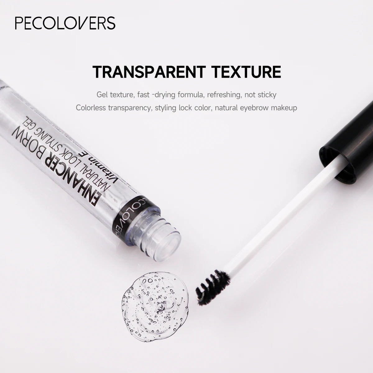 Long-Lasting Transparent Eyebrow Brow Gel for Stylish and Smudge proof Makeup