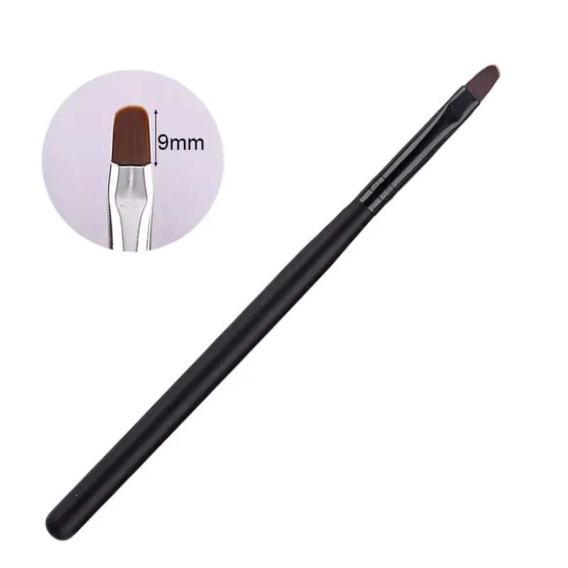 Nails Art Brush Pen 3D Tips Pattern Phototherapy Acrylic UV Gel Extension Builder Coating Painting Liner Brushes Manicure Tools