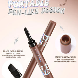 808ultastudios Eyebrow Pomade Brow Gel Creamy 4 Colors Natural Waterproof Long Lasting Highly Tint Eyebrow Shade With Brush Makeup