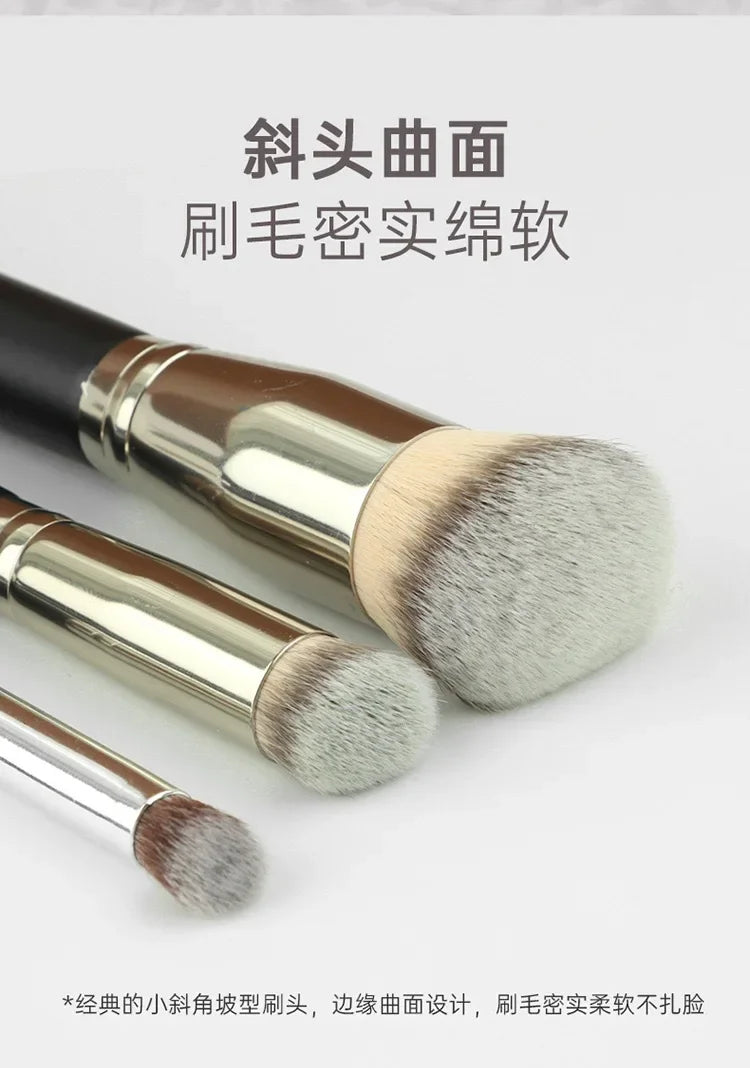 Makeup Brushes Foundation Concealer Angled Seamless Cover Synthetic Dark Circle Liquid Cream Cosmetics Contour Brush Beauty Tool