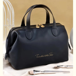 Large-Capacity Travel Cosmetic Bag Portable PU Makeup Pouch Women Waterproof Bathroom Washbag Multifunctional Toiletry Kit