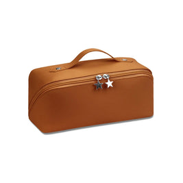 Cosmetic Bags For Women Elegant PU Leather Make Up Pouch Travel Toiletries Organizer Storage Hangbag Korean Carry-on Makeup Tote
