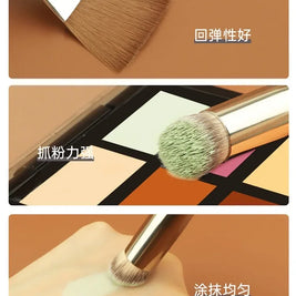 Makeup Brushes Foundation Concealer Angled Seamless Cover Synthetic Dark Circle Liquid Cream Cosmetics Contour Brush Beauty Tool