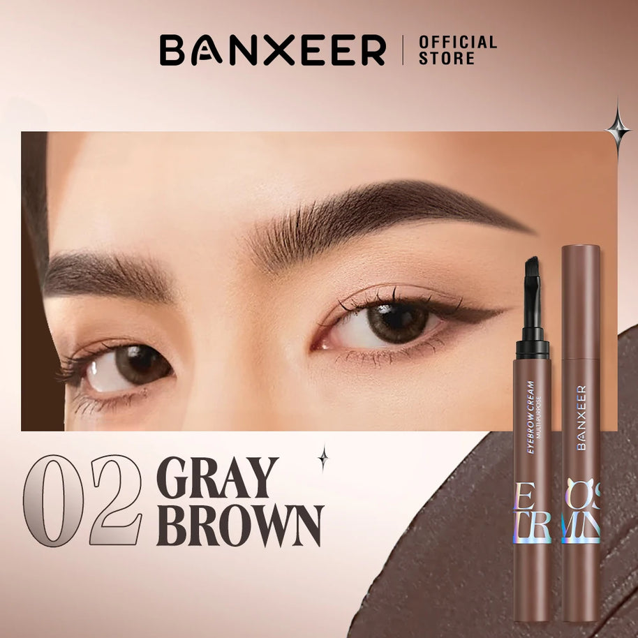 808ultastudios Eyebrow Pomade Brow Gel Creamy 4 Colors Natural Waterproof Long Lasting Highly Tint Eyebrow Shade With Brush Makeup