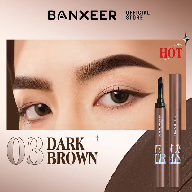 808ultastudios Eyebrow Pomade Brow Gel Creamy 4 Colors Natural Waterproof Long Lasting Highly Tint Eyebrow Shade With Brush Makeup