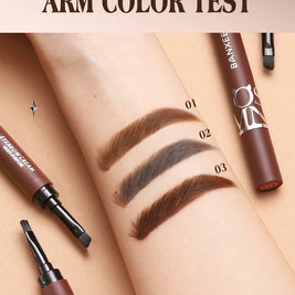 808ultastudios Eyebrow Pomade Brow Gel Creamy 4 Colors Natural Waterproof Long Lasting Highly Tint Eyebrow Shade With Brush Makeup